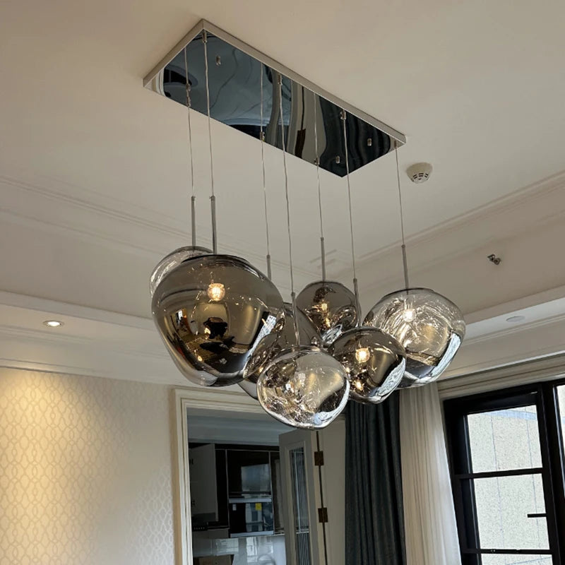 Iridescent Pendant Lights