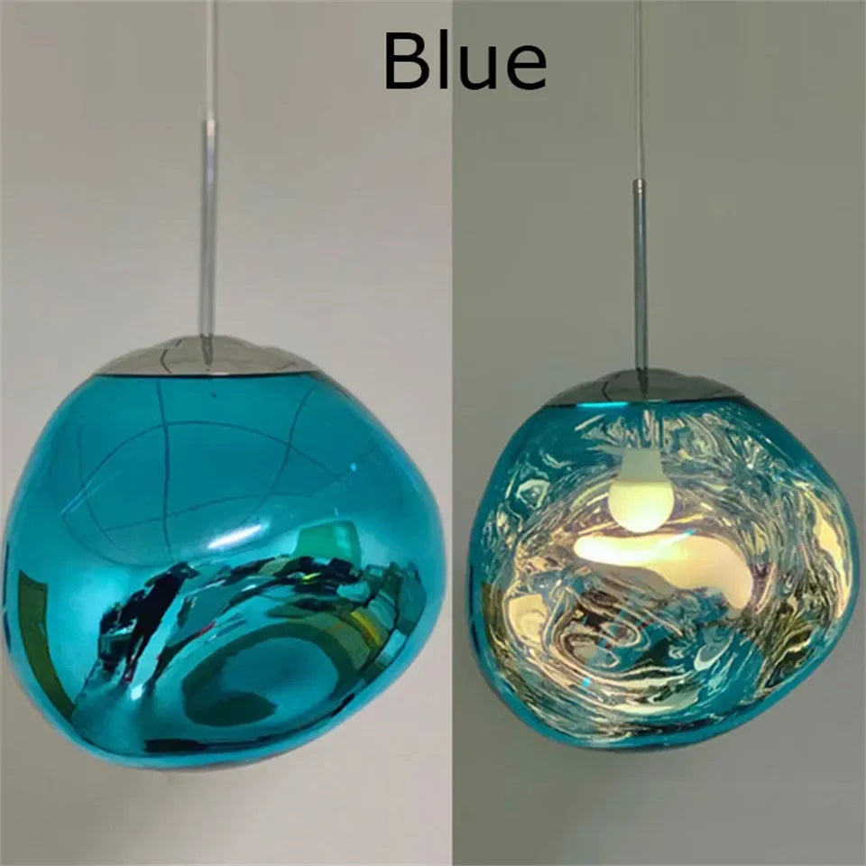 Iridescent Pendant Lights