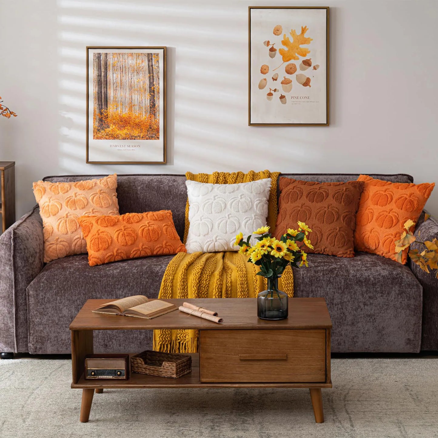 Fall Design Decorative Pillow Cover