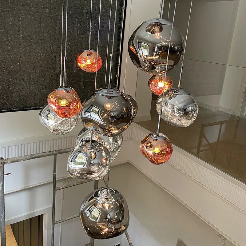 Iridescent Pendant Lights