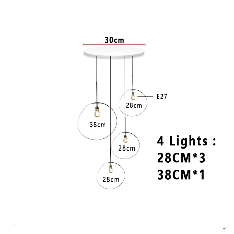 Iridescent Pendant Lights