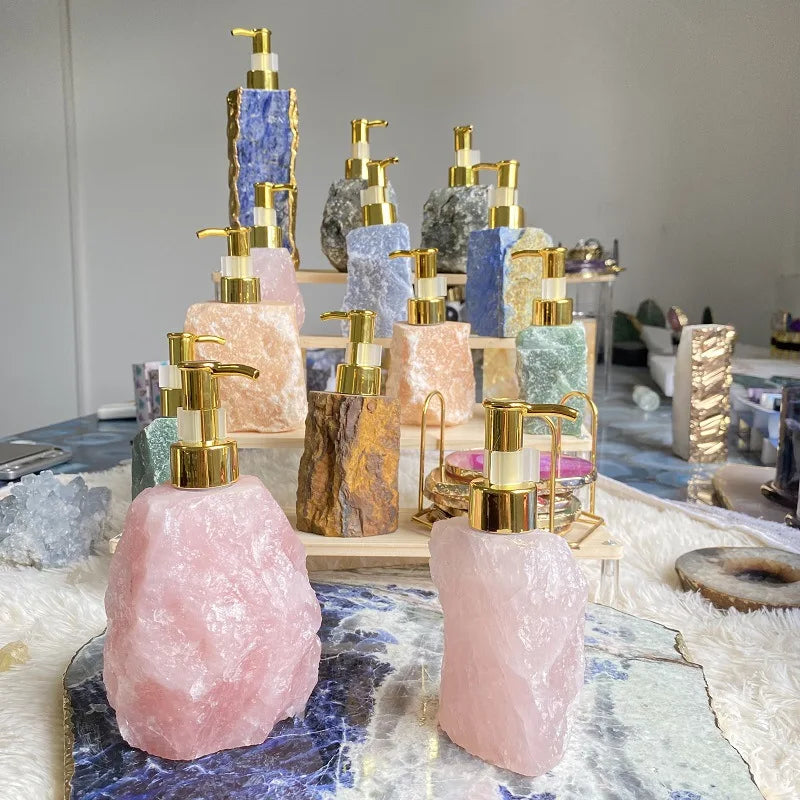 gemstone soap dispenser