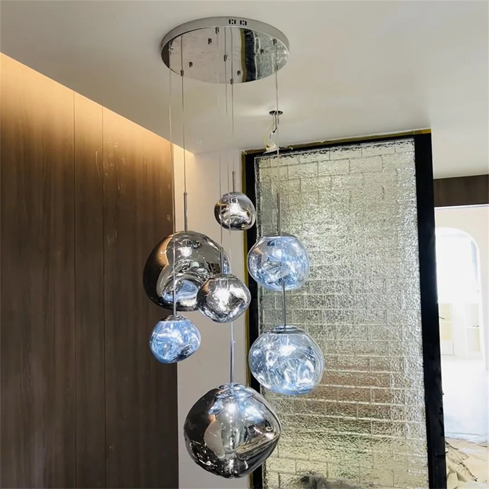 Iridescent Pendant Lights