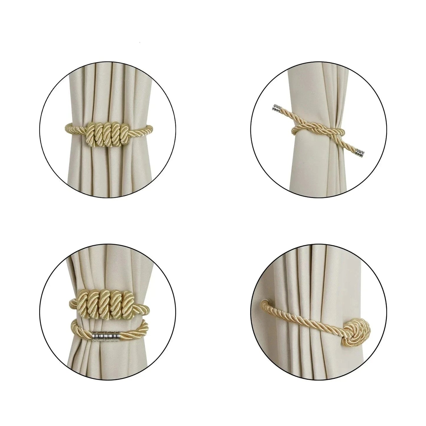 Rope Drapery Tiebacks