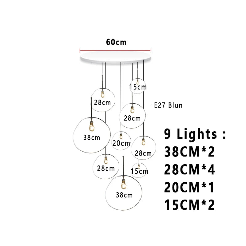 Iridescent Pendant Lights