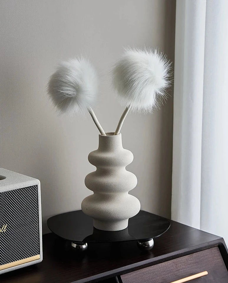 Curved Edges Ceramic Vase