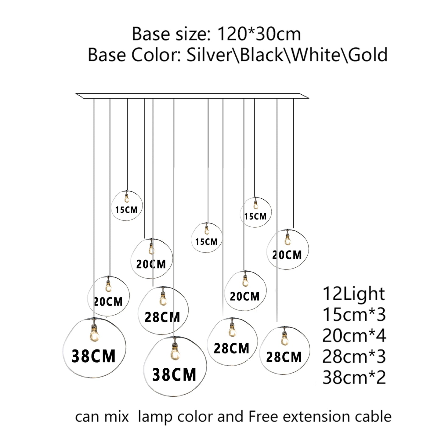 Iridescent Pendant Lights