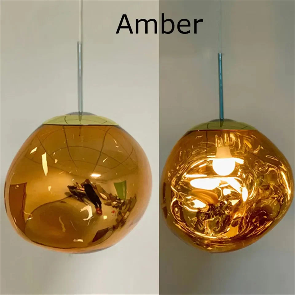 Iridescent Pendant Lights