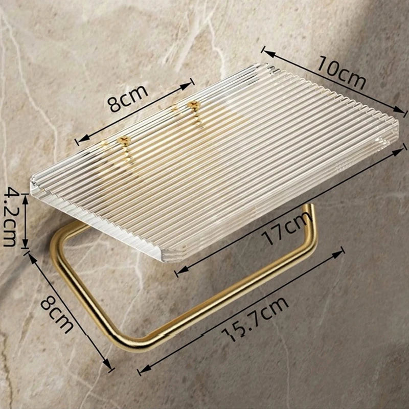 Luxe Bathroom Paper Roll Holder
