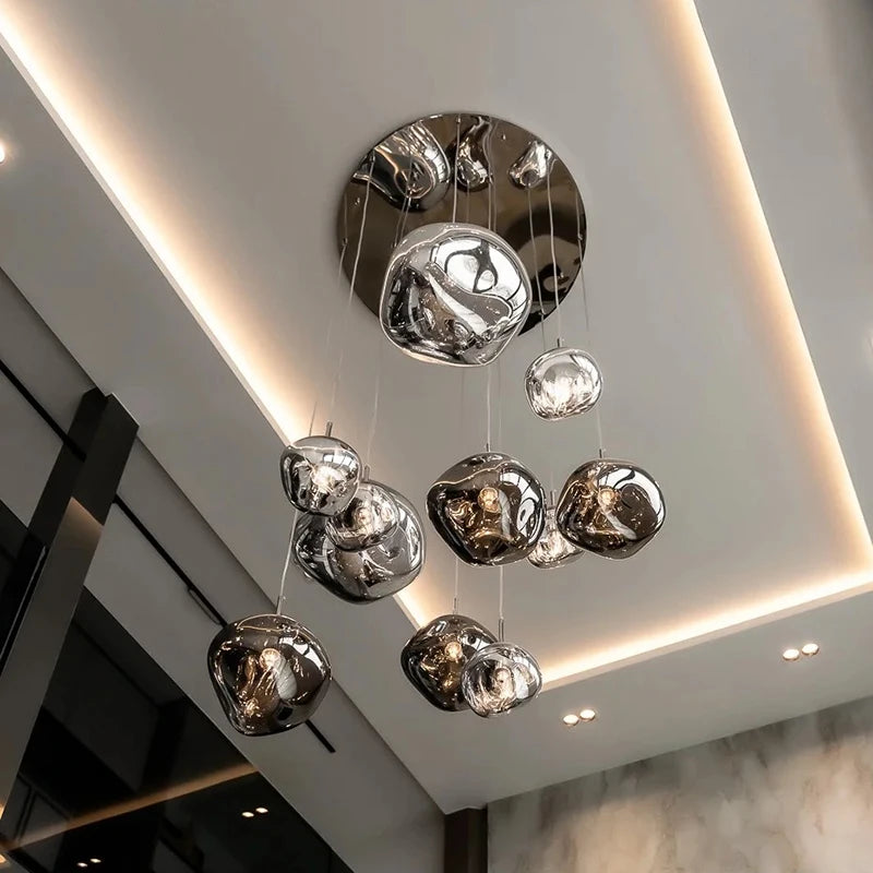 Iridescent Pendant Lights