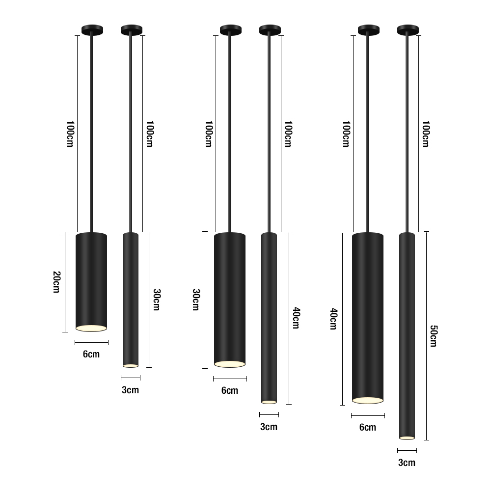 Cylinder Pendant Lights