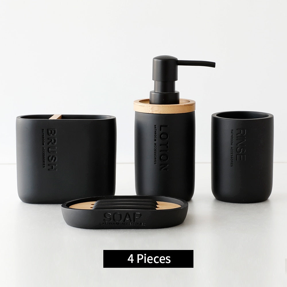 minimalist bathroom set