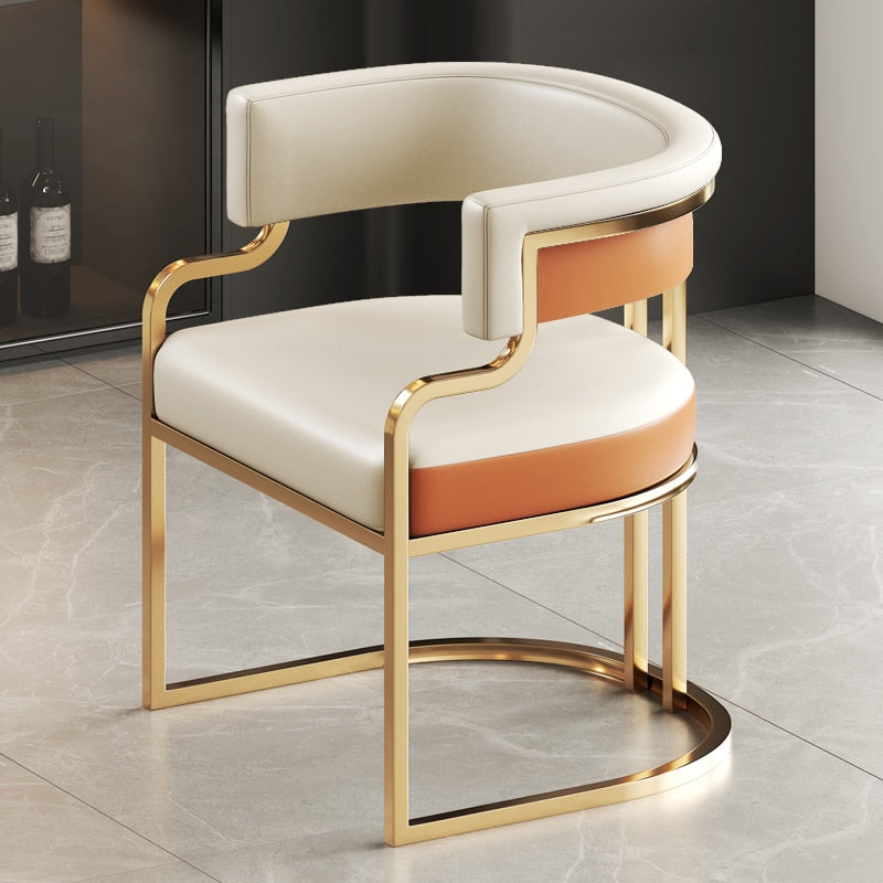 curved accent chair