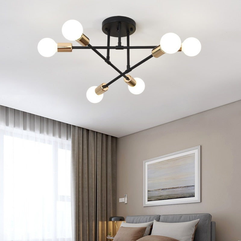 black sputnik chandelier