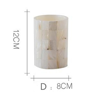 Pearl Shell Pattern Bathroom Accessories