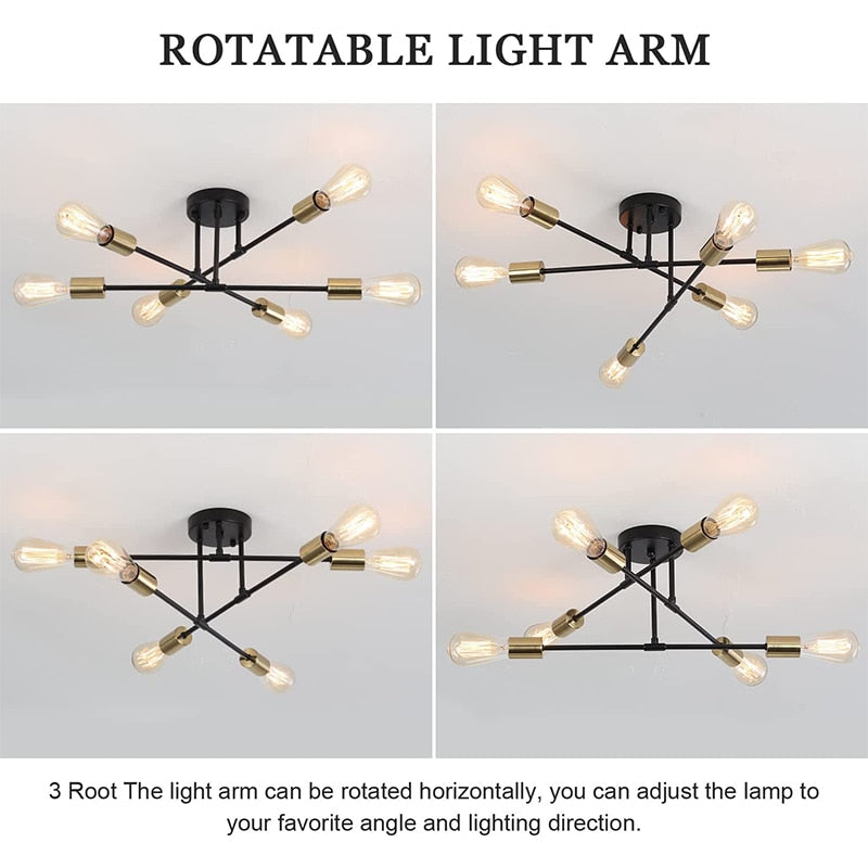 Free Flowing Light Fixture