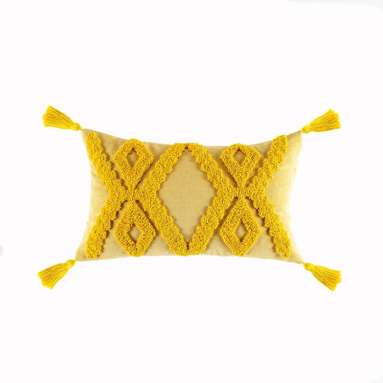 Tassel Cushion Cover (Cover Only,Filling Not Included)