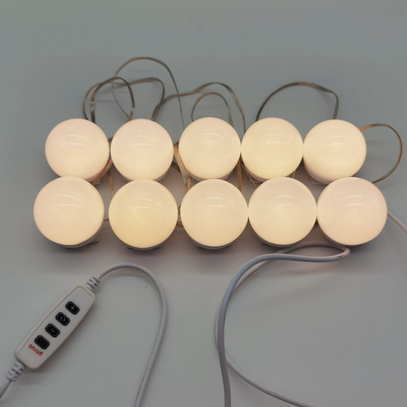 Hollywood Style Vanity Mirror Light Bulbs
