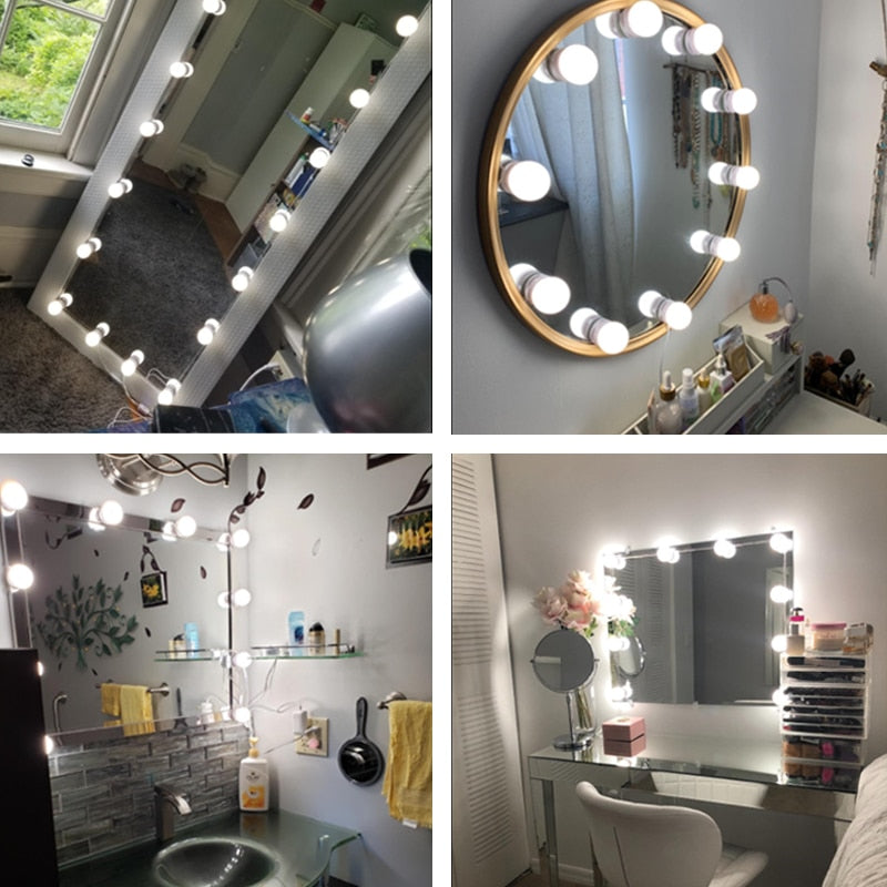 Hollywood Style Vanity Mirror Light Bulbs