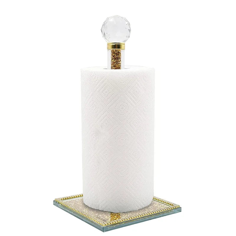 Crushed Diamond Paper Towel Holder