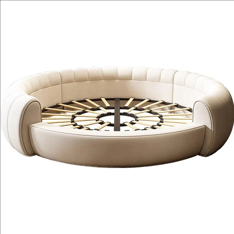 Chic Round Platform Bed