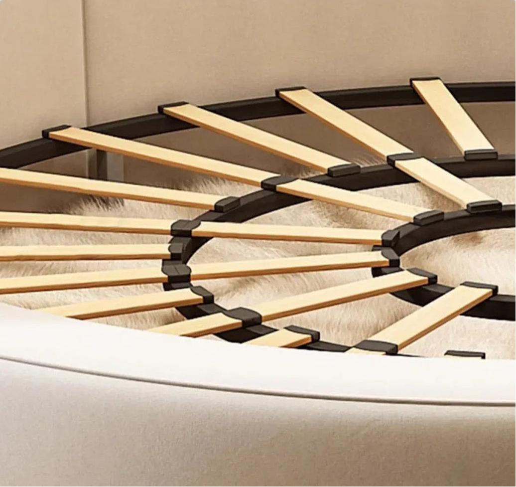 Chic Round Platform Bed
