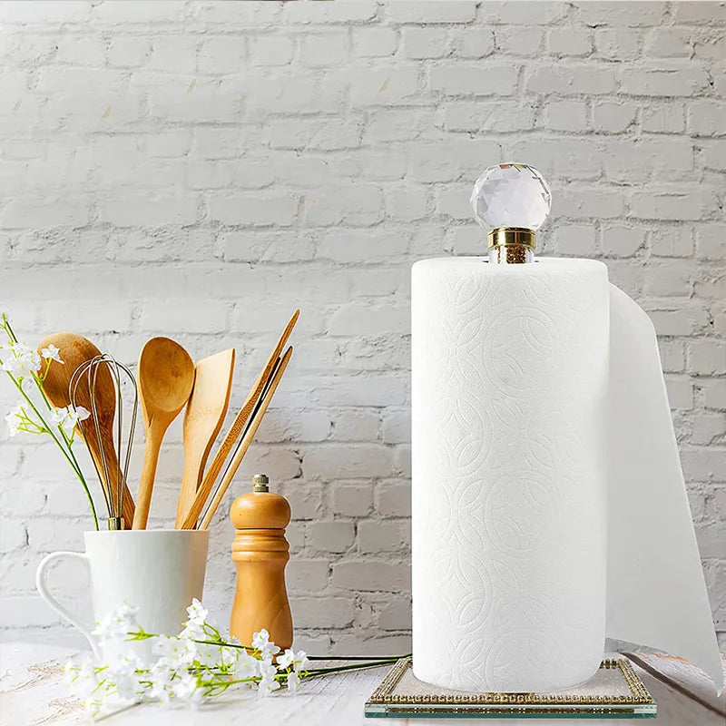 Crushed Diamond Paper Towel Holder