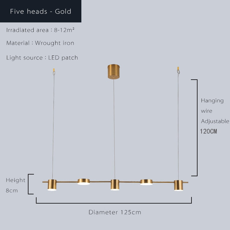 Linear Cylinder Light Fixture