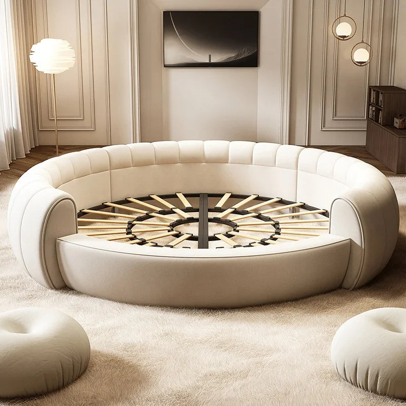 Chic Round Platform Bed