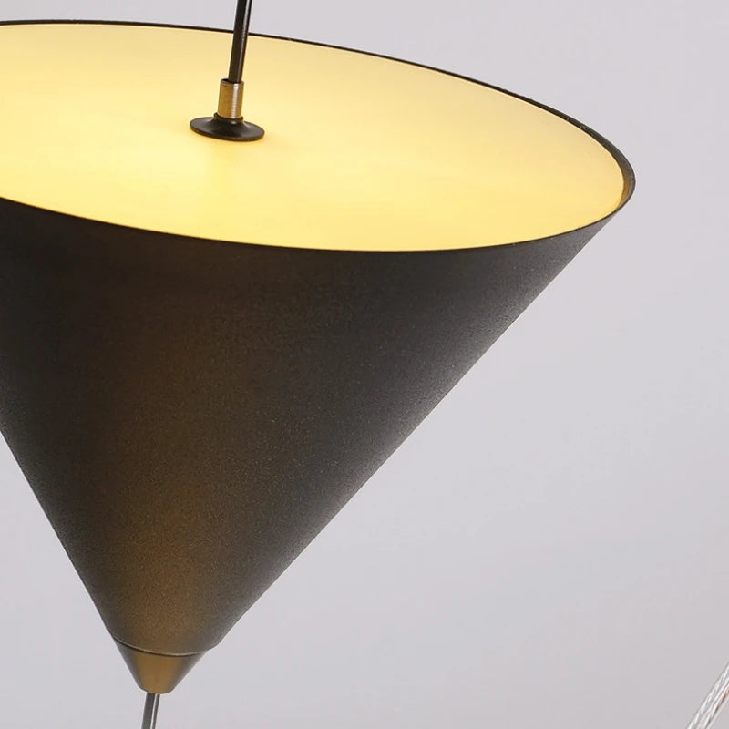 Minimalist Hourglass LED Chandelier