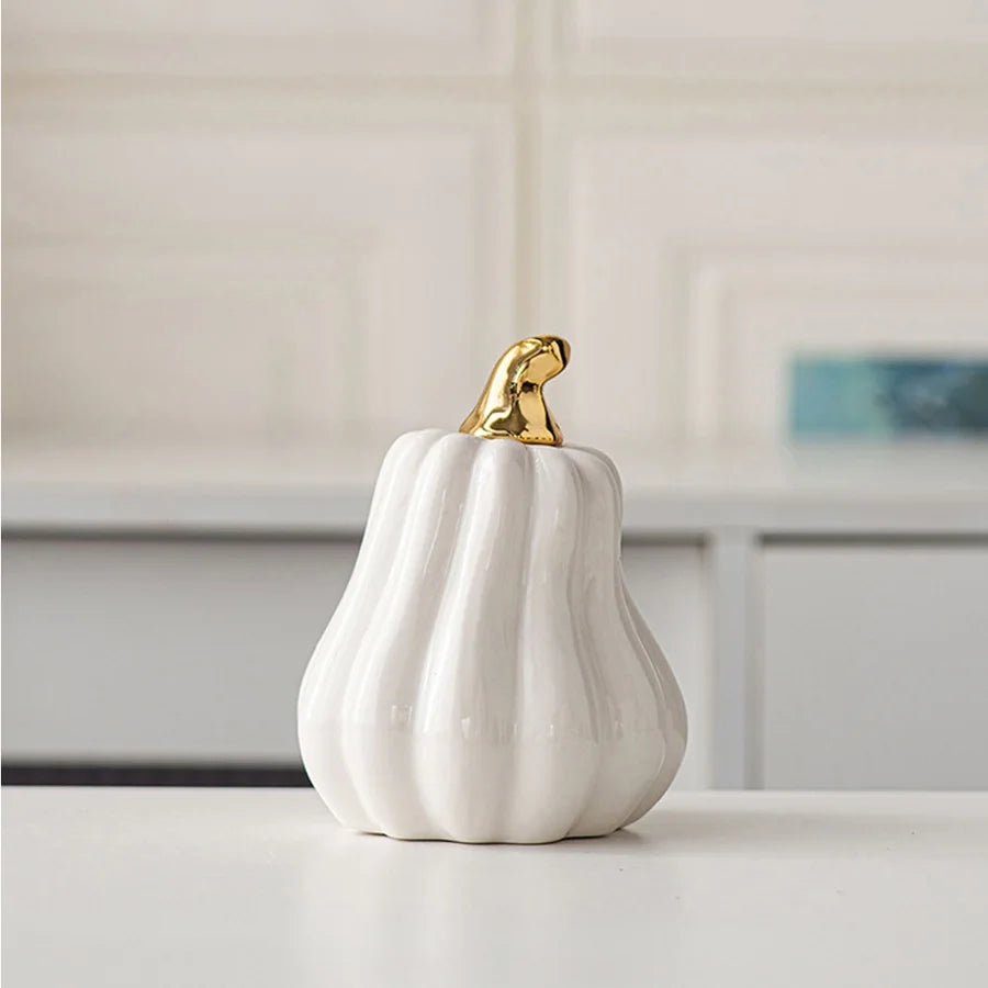 Ceramic Gold Stem Figurine