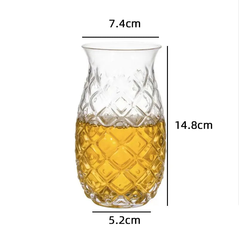 Pineapple Shaped Drinking Glasses