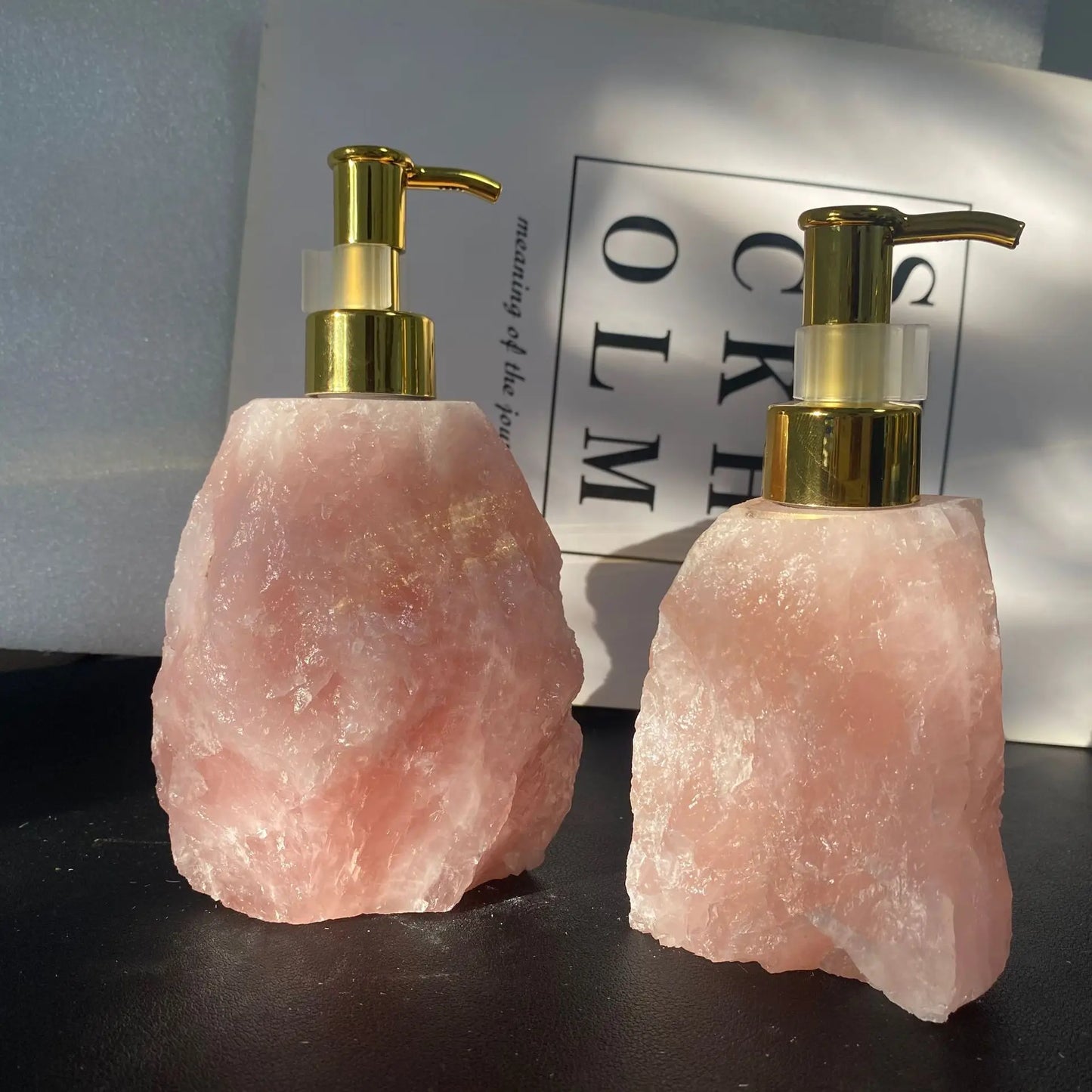 gemstone soap dispenser
