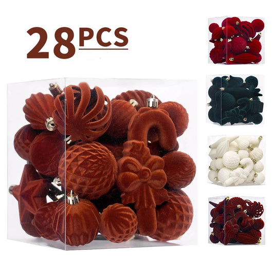 28-piece Christmas ball ornament set