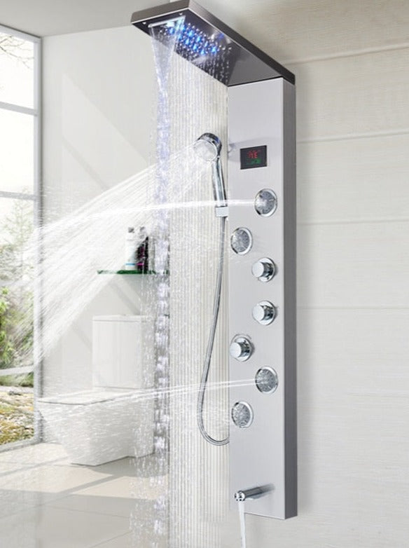 Shower Head With LED Panel