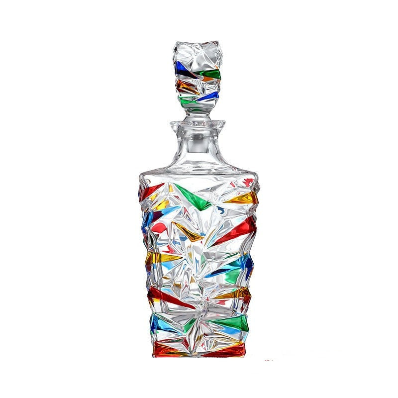 glass whiskey decanter