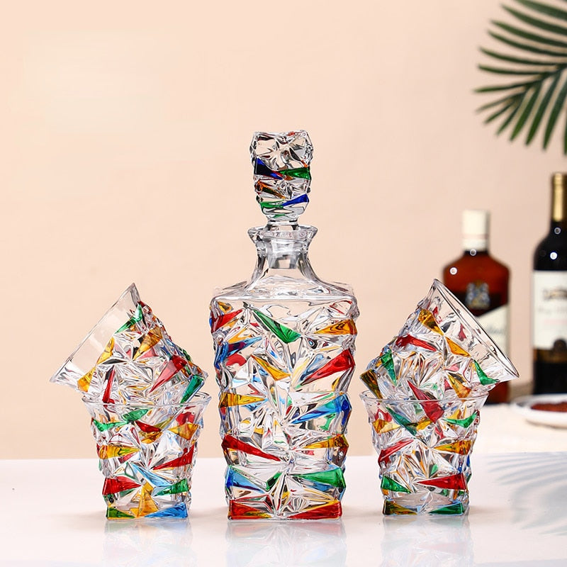 Stained Glass Whiskey Decanter