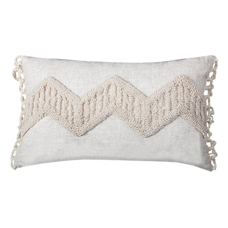 Tassel Cushion Cover (Cover Only,Filling Not Included)