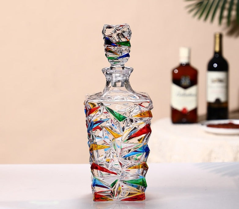 Stained Glass Whiskey Decanter