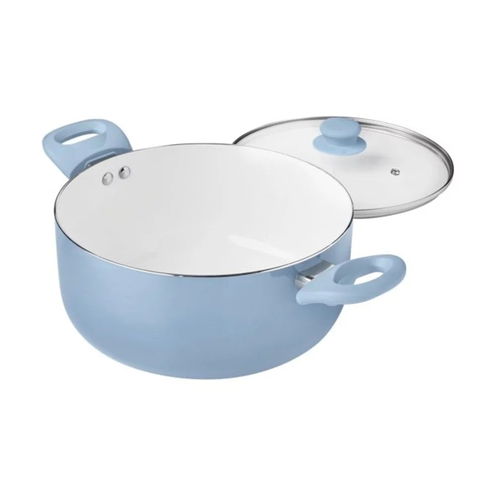 light blue cookware