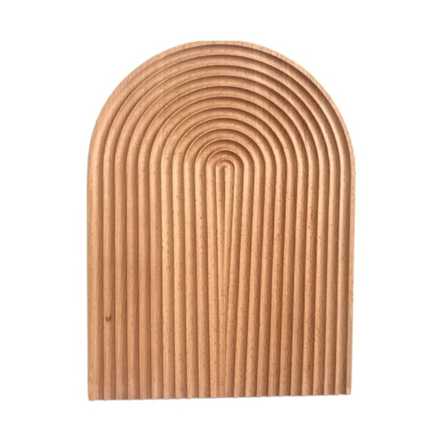 minimalist wooden tray